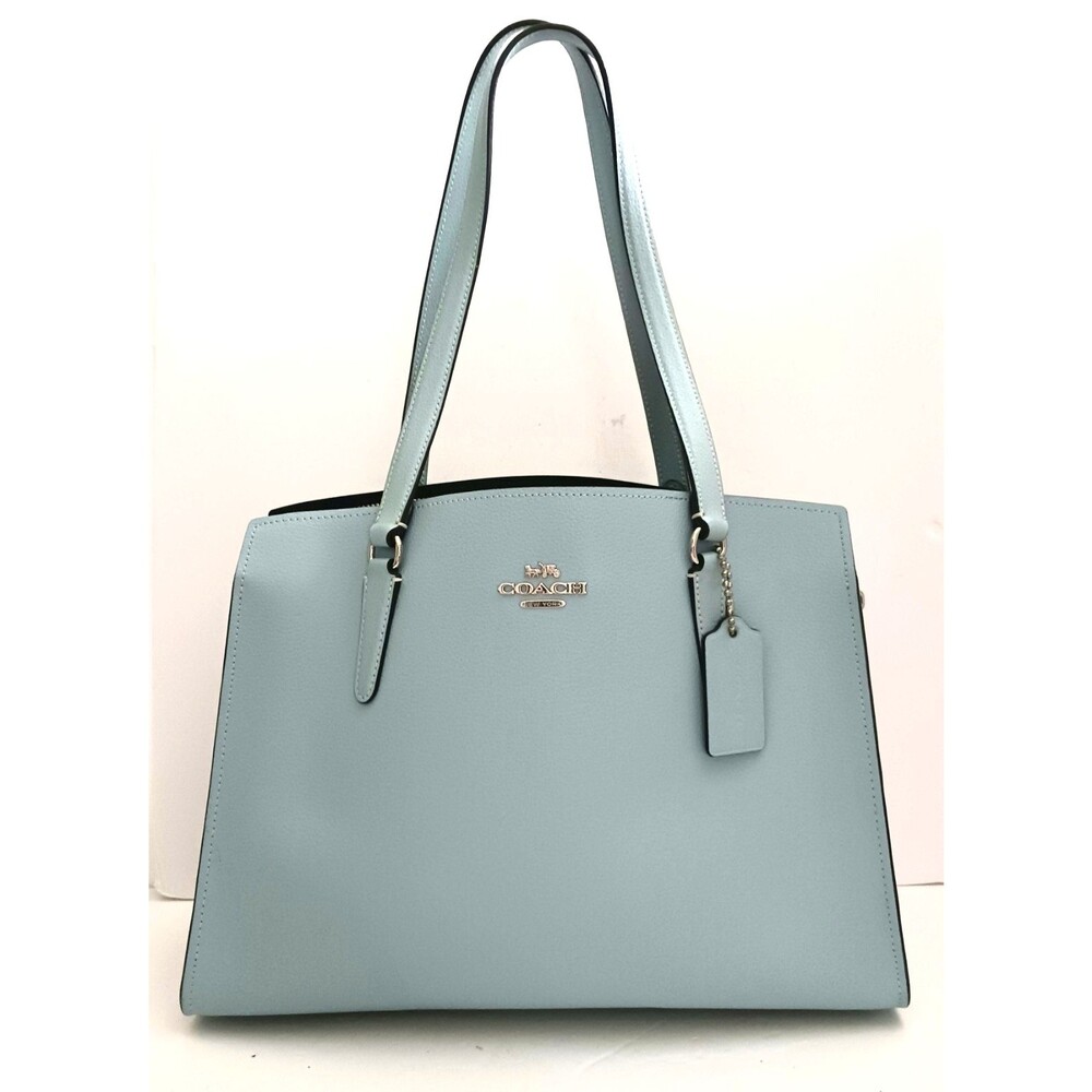 Coach Light Blue Tote Bag